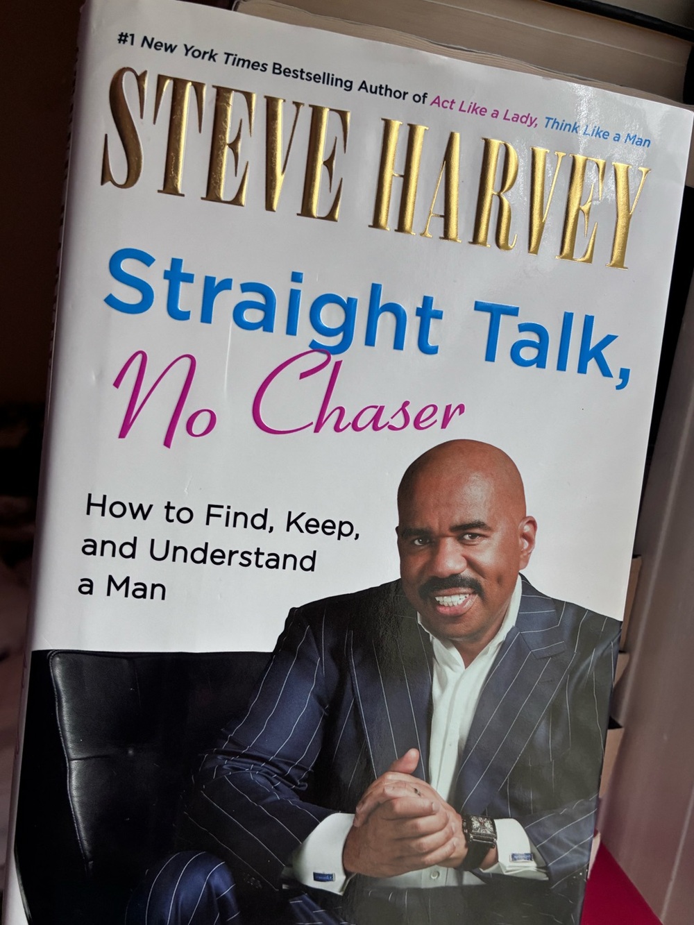 Steve Harvey "Straight Talk, No Chaser" — Hardcover Book. - Picture 3 of 4